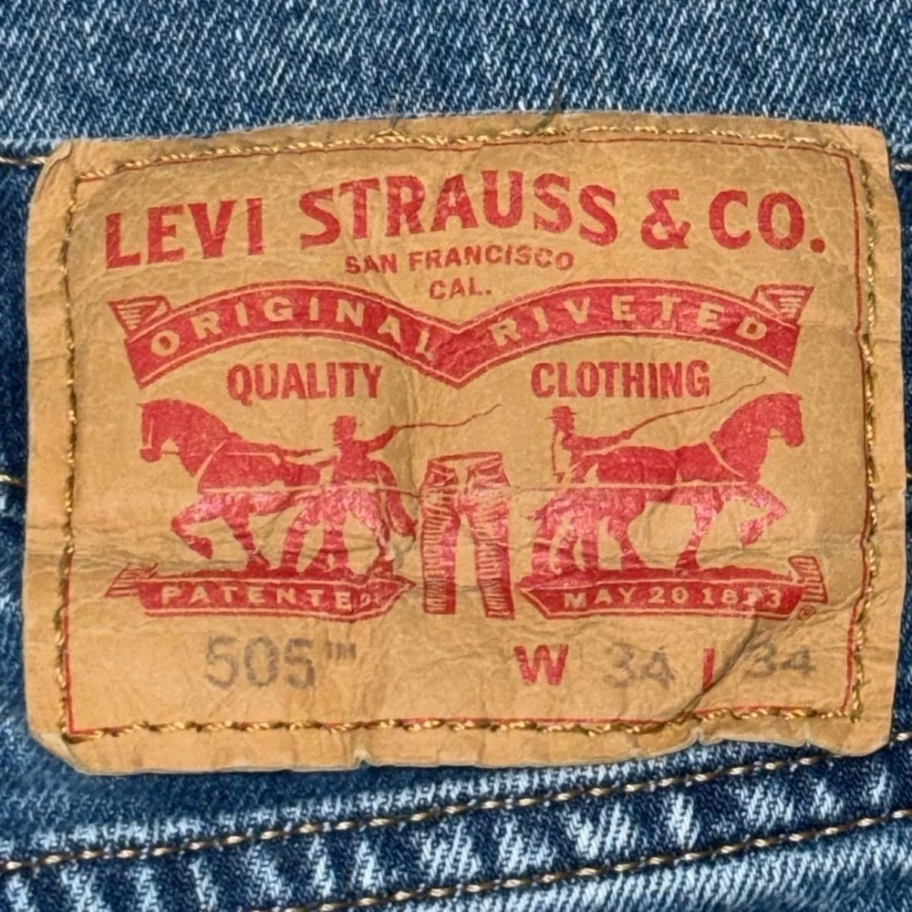 Levi's Men's 505 Denim Blue Jeans